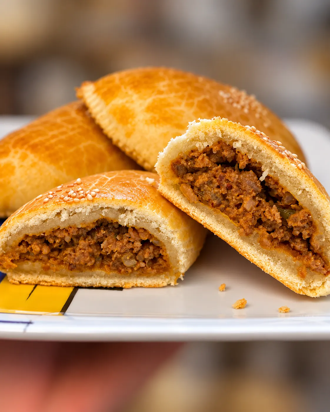 Pastel Assado de Carne