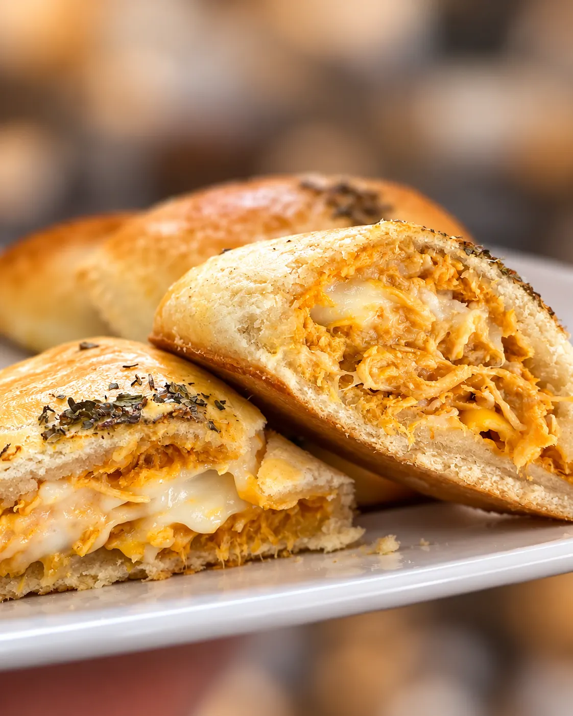 Pastel Assado de Frango com Requeijão