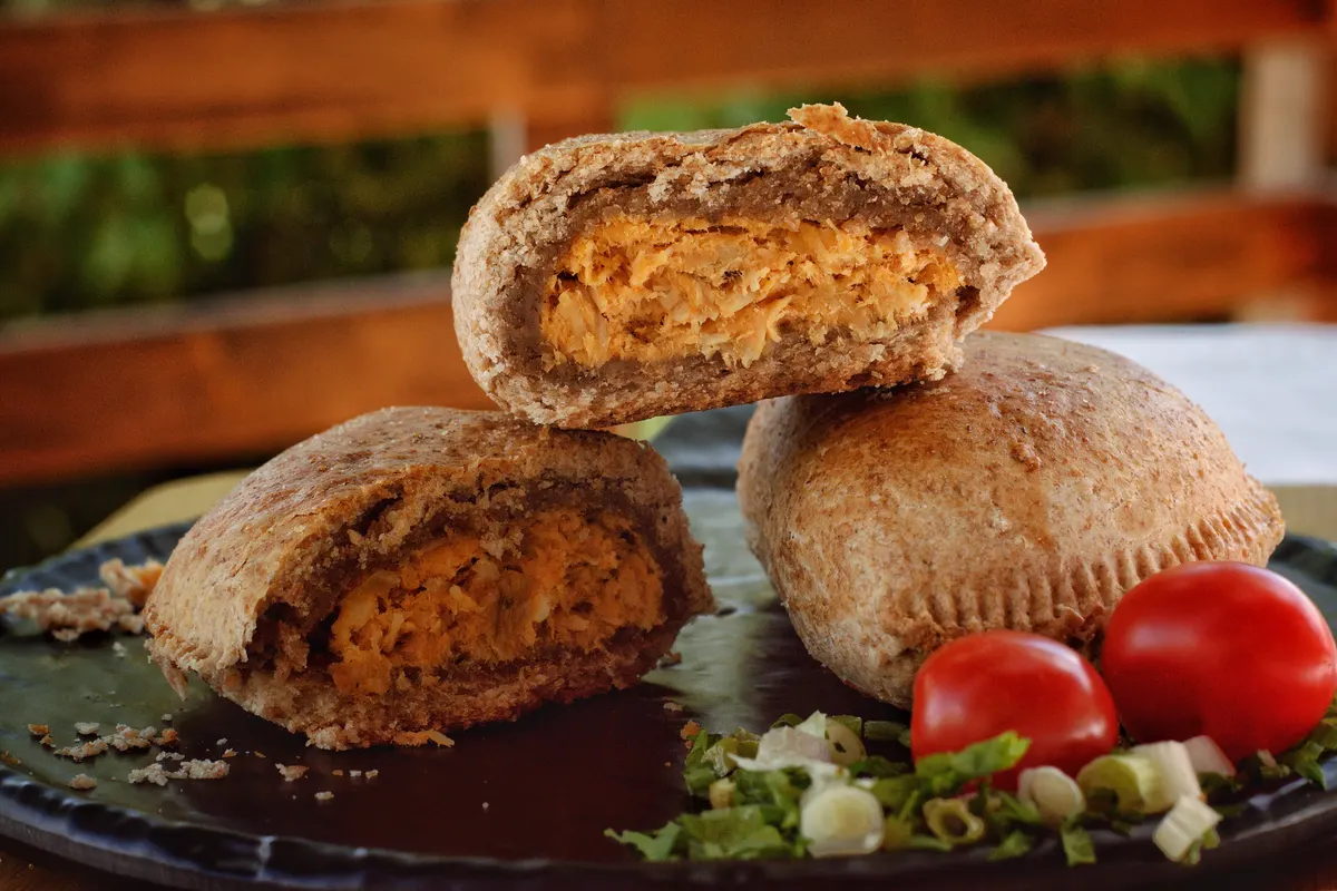 Pastel Integral Assado de Frango